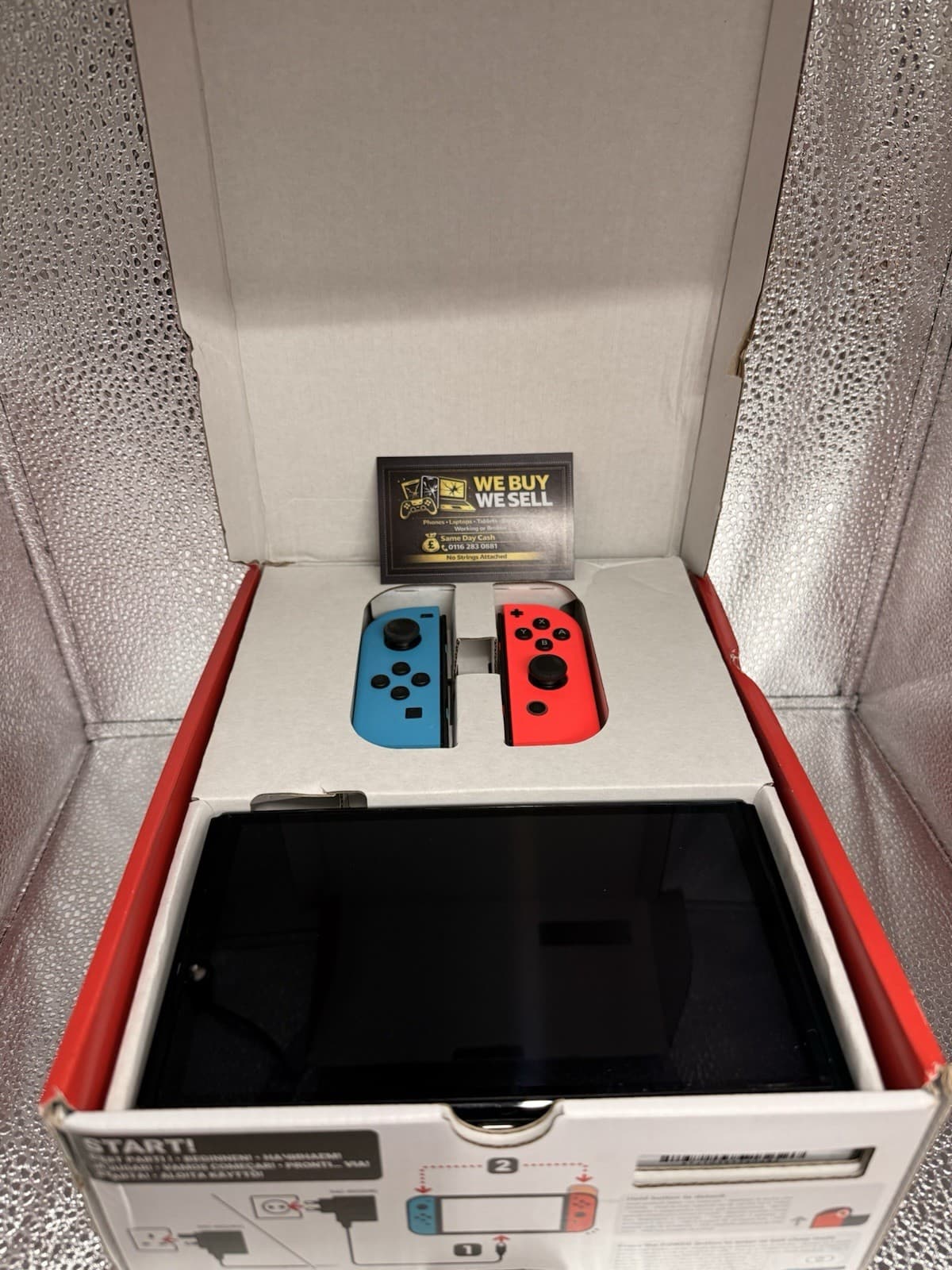 Switch Oled Boxed With All Accessories And Charger, grade Good