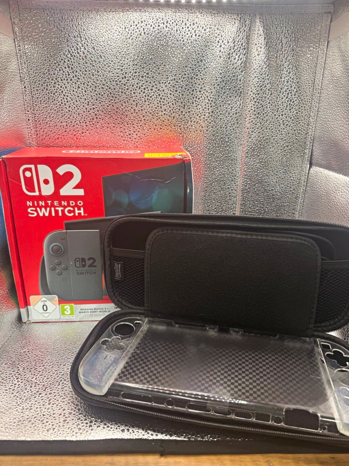 Nintendo Switch 2 Handheld Console Black Boxed w/ Carry Case & Clear Shell, grade Good