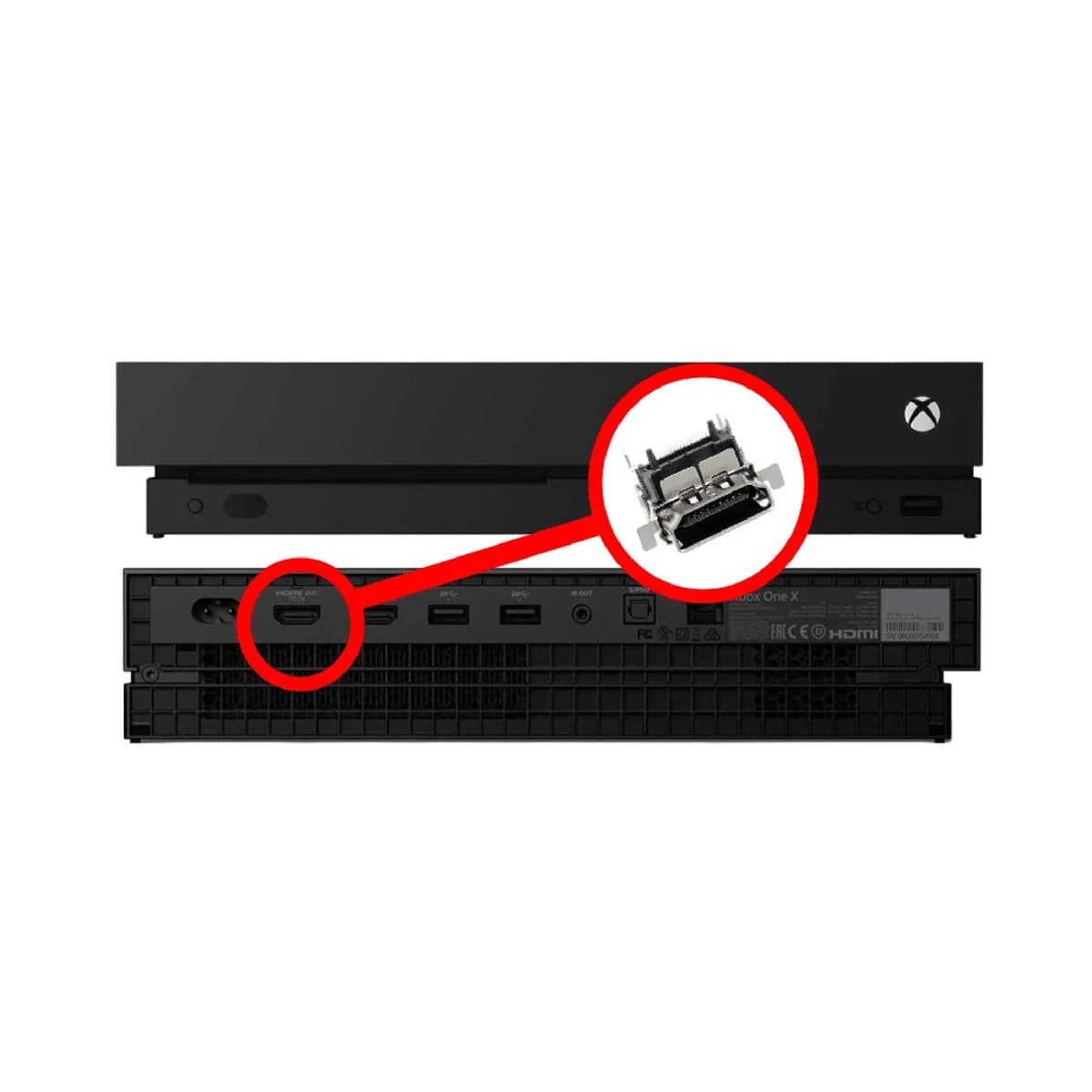 Xbox One X HDMI Port Replacement